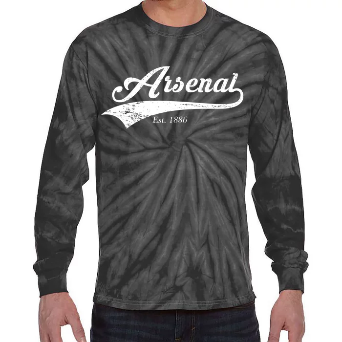 Arsenal Est. 1886 London Soccer Tie-Dye Long Sleeve Shirt