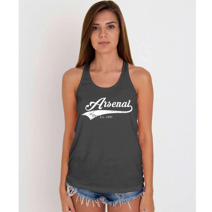 Arsenal Est. 1886 London Soccer Women's Knotted Racerback Tank