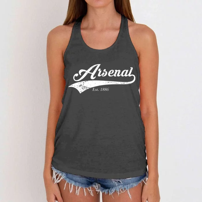 Arsenal Est. 1886 London Soccer Women's Knotted Racerback Tank