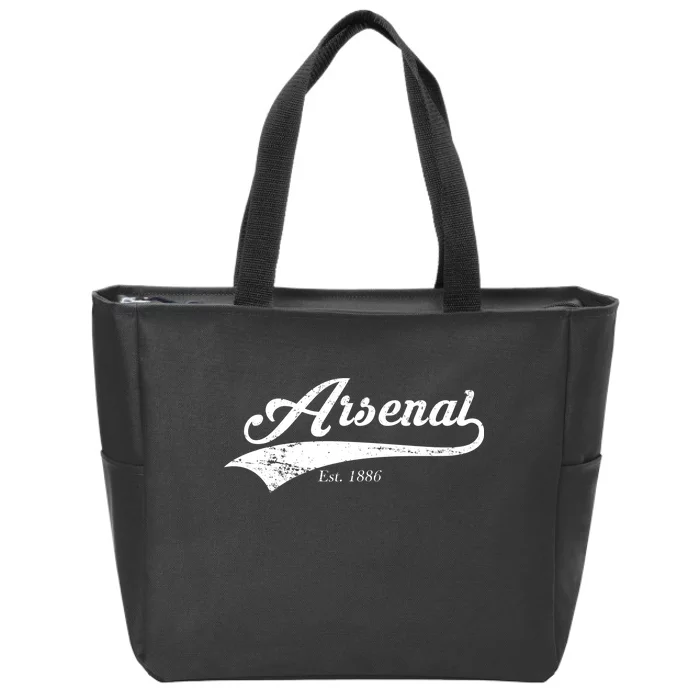 Arsenal Est. 1886 London Soccer Zip Tote Bag