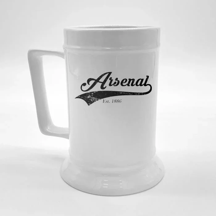 Arsenal Est. 1886 London Soccer Front & Back Beer Stein