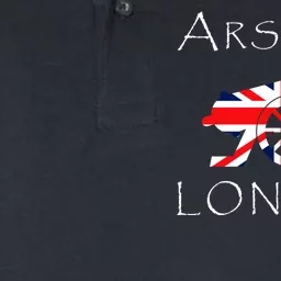 Arsenal London Soccer Jersey Cannon Union Jack Softstyle Adult Sport Polo