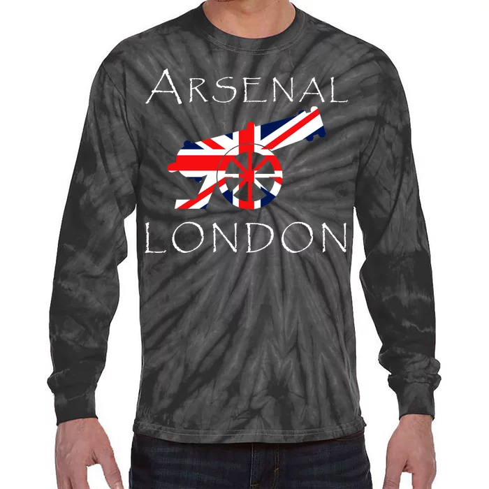 Arsenal London Soccer Jersey Cannon Union Jack Tie-Dye Long Sleeve Shirt