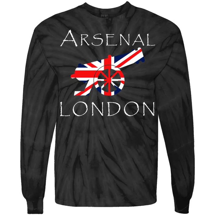 Arsenal London Soccer Jersey Cannon Union Jack Tie-Dye Long Sleeve Shirt