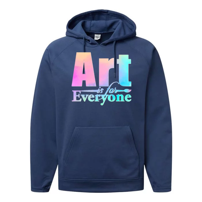 Art Is For Everyone Performance Fleece Hoodie