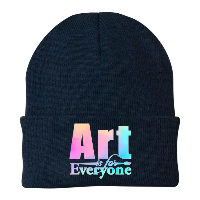 Art Is For Everyone Knit Cap Winter Beanie