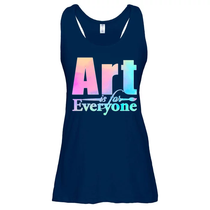 Art Is For Everyone Ladies Essential Flowy Tank