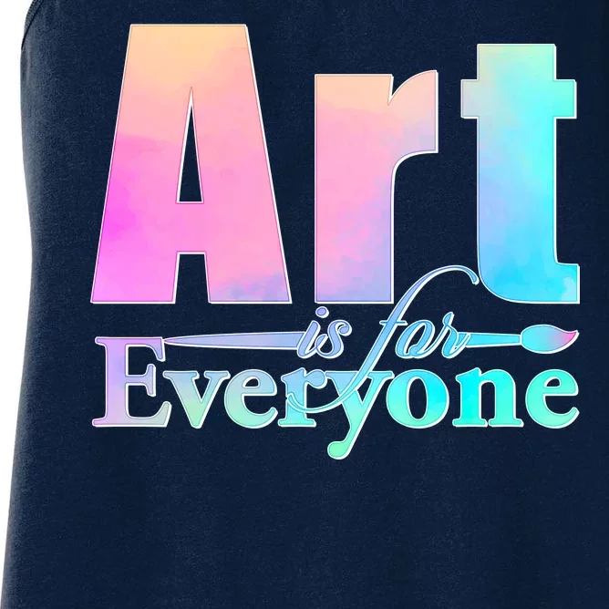 Art Is For Everyone Women's Racerback Tank