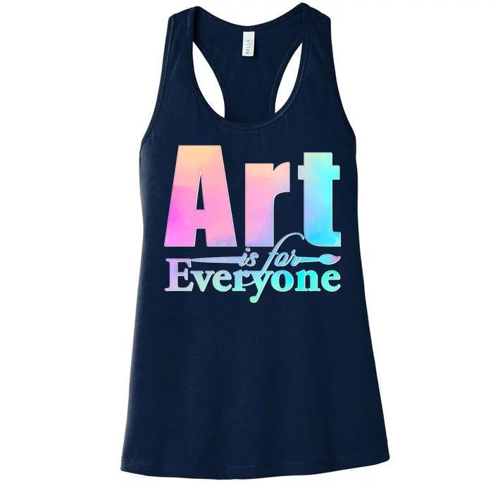 Art Is For Everyone Women's Racerback Tank