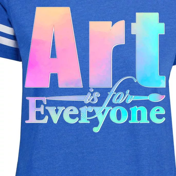 Art Is For Everyone Enza Ladies Jersey Football T-Shirt