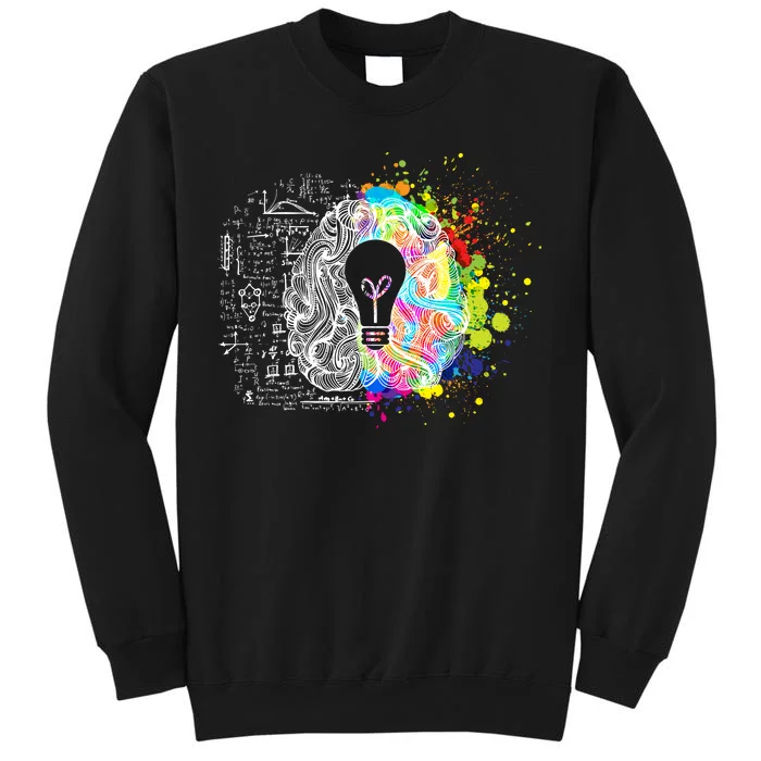 Art of Science Colorful Brain Sweatshirt