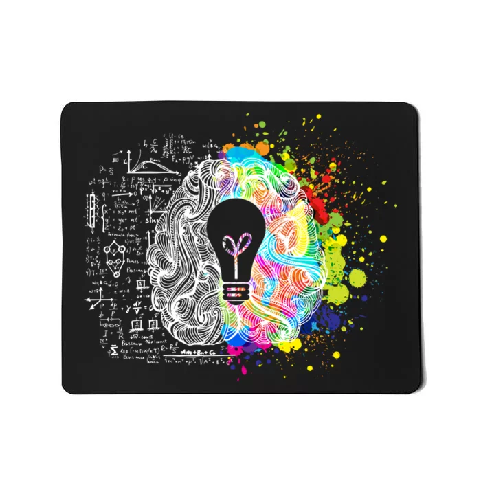 Art of Science Colorful Brain Mousepad