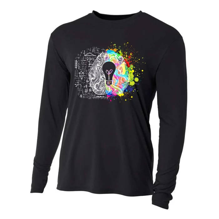 Art of Science Colorful Brain Cooling Performance Long Sleeve Crew