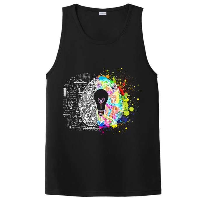 Art of Science Colorful Brain Performance Tank