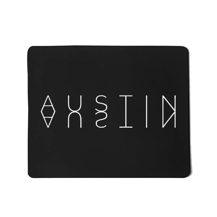 Austin Reflections Texas Word Art Souvenir Mousepad