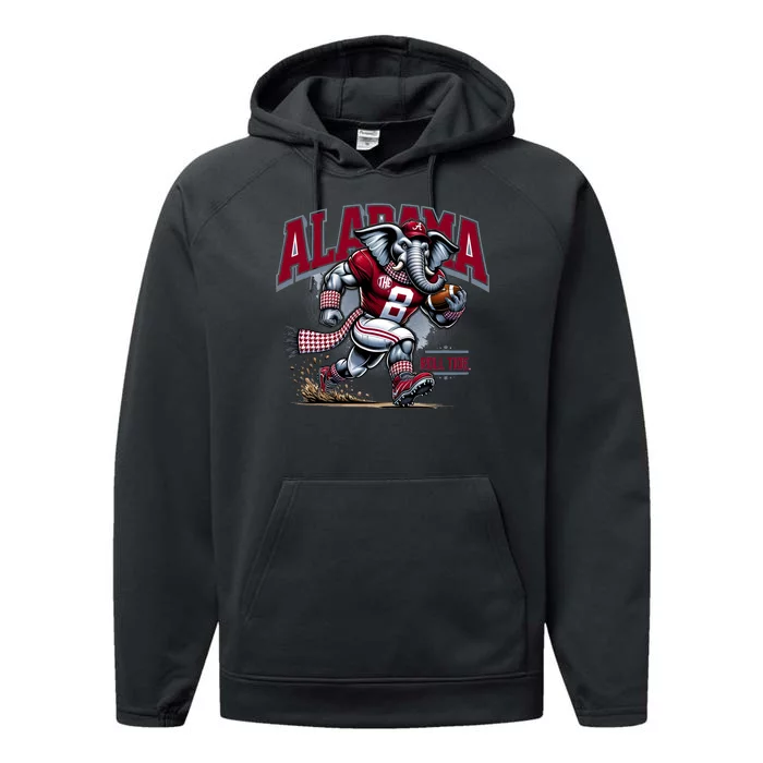 Alabama Roll Tide Football Performance Fleece Hoodie