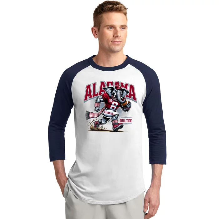 Alabama Roll Tide Football Baseball Sleeve Shirt