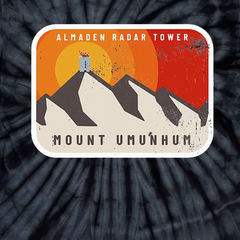 Almaden Radar Tower Mount Umunhum Tie-Dye T-Shirt