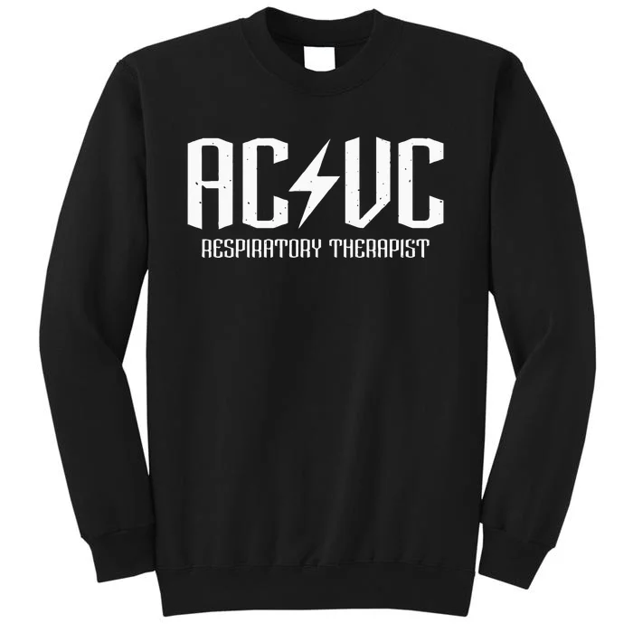 ACVC Respiratory Therapist Funny Vent Settings RT Student Tall Sweatshirt