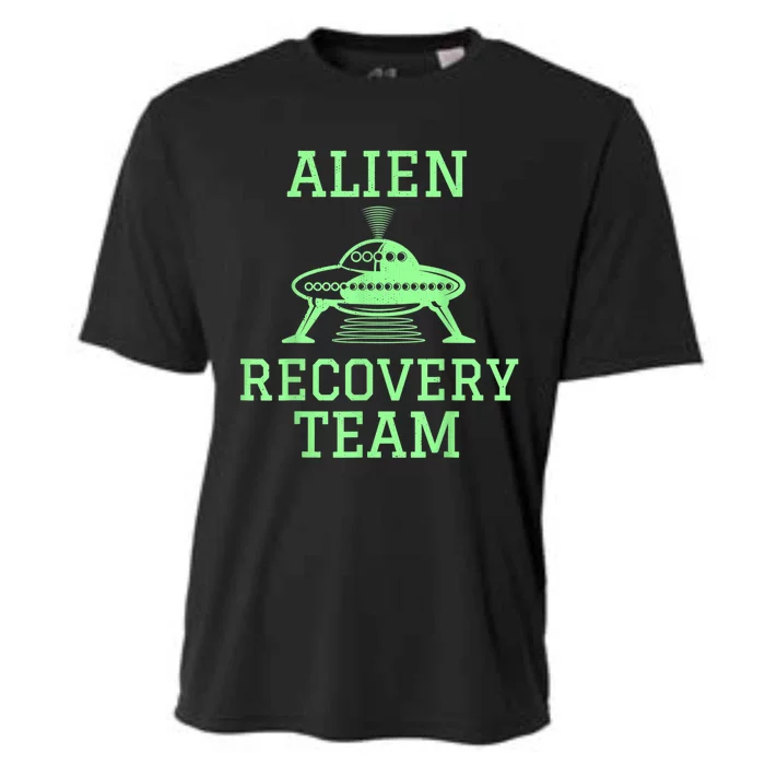 Alien Recovery Team UFO Fans Extraterrestrial Enthusiasts Cooling Performance Crew T-Shirt