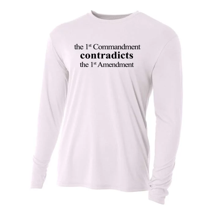 Aron Ra The 1St Commandment Contradicts The 1St Amendment Cooling Performance Long Sleeve Crew