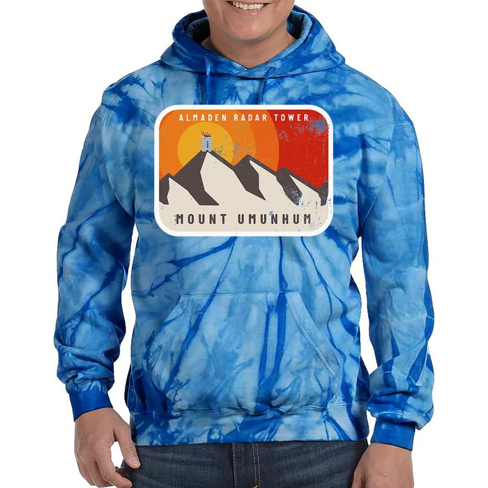 Almaden Radar Tower Mount Umunhum Tie Dye Hoodie