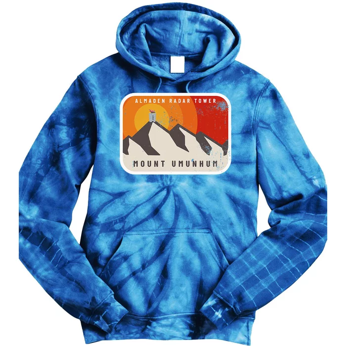 Almaden Radar Tower Mount Umunhum Tie Dye Hoodie