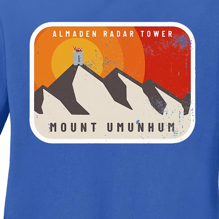 Almaden Radar Tower Mount Umunhum Ladies Long Sleeve Shirt