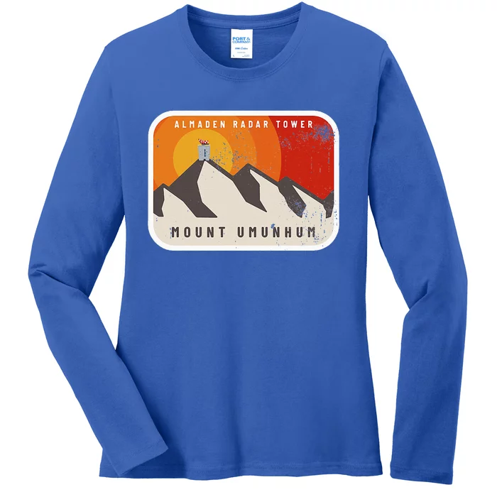 Almaden Radar Tower Mount Umunhum Ladies Long Sleeve Shirt