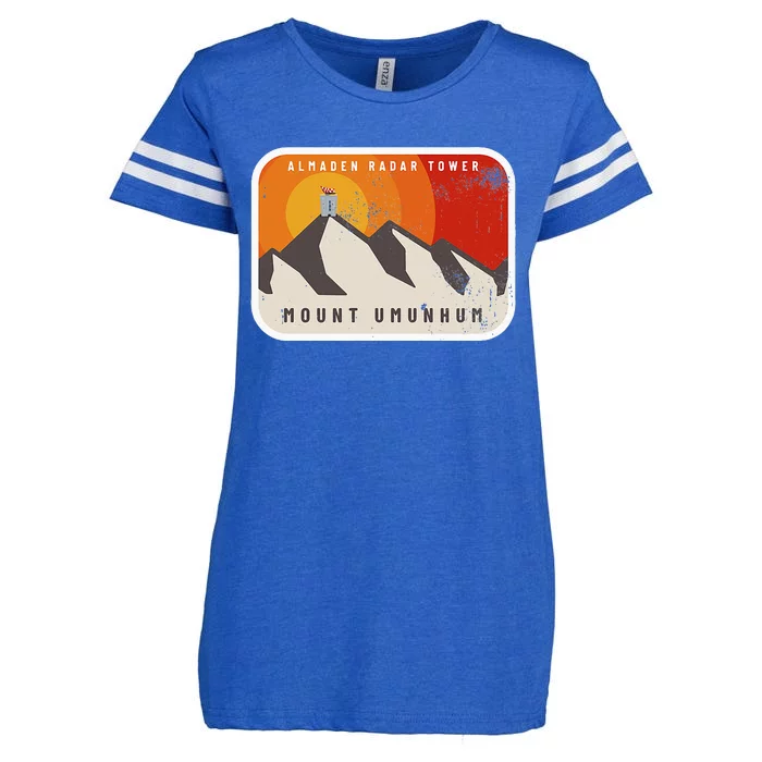 Almaden Radar Tower Mount Umunhum Enza Ladies Jersey Football T-Shirt