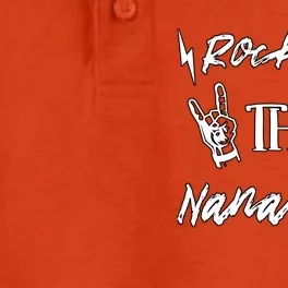 Awesome Rocking The Nana Life Grandma Best Nana Grandmother Dry Zone Grid Performance Polo