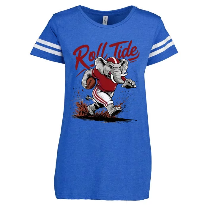 Alabama Roll Tide Elephant Alabama Sport Enza Ladies Jersey Football T-Shirt