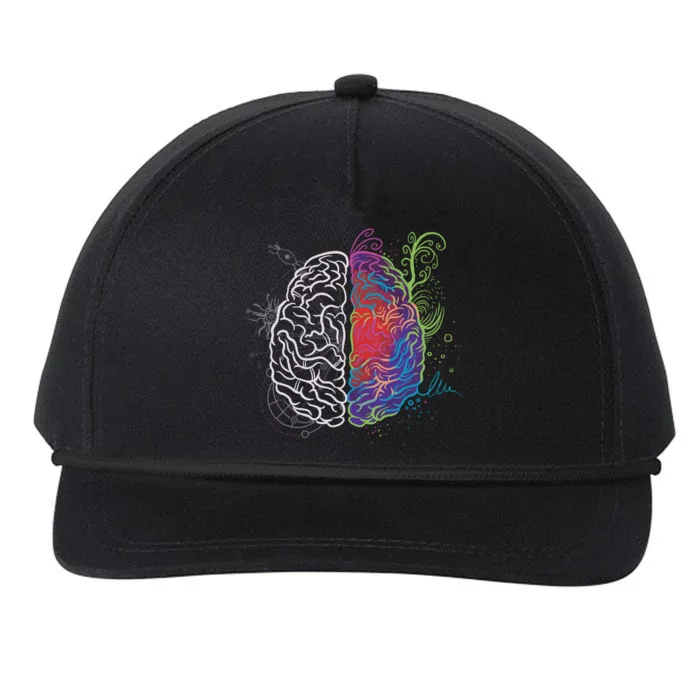 Artistic And Logical Brain Snapback Five-Panel Rope Hat