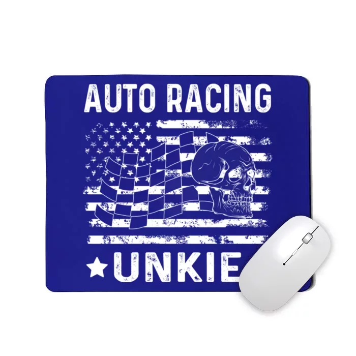 Auto Racing Unkie Uncle Usa Flag 4th Of July Gift Mousepad