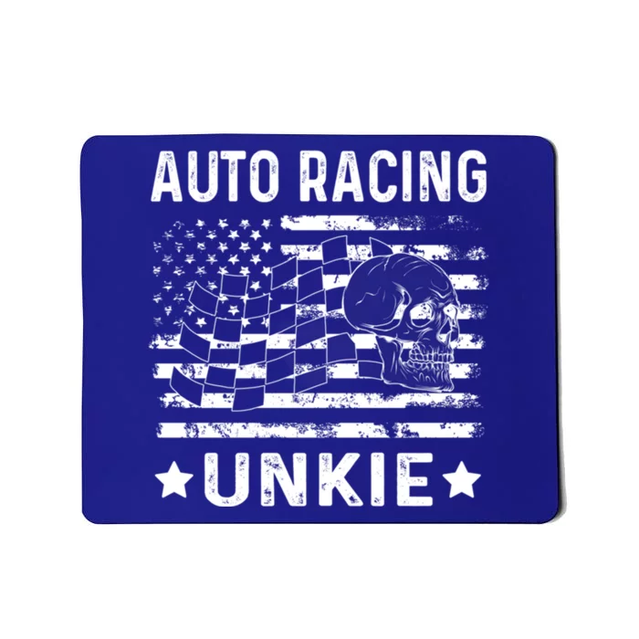 Auto Racing Unkie Uncle Usa Flag 4th Of July Gift Mousepad