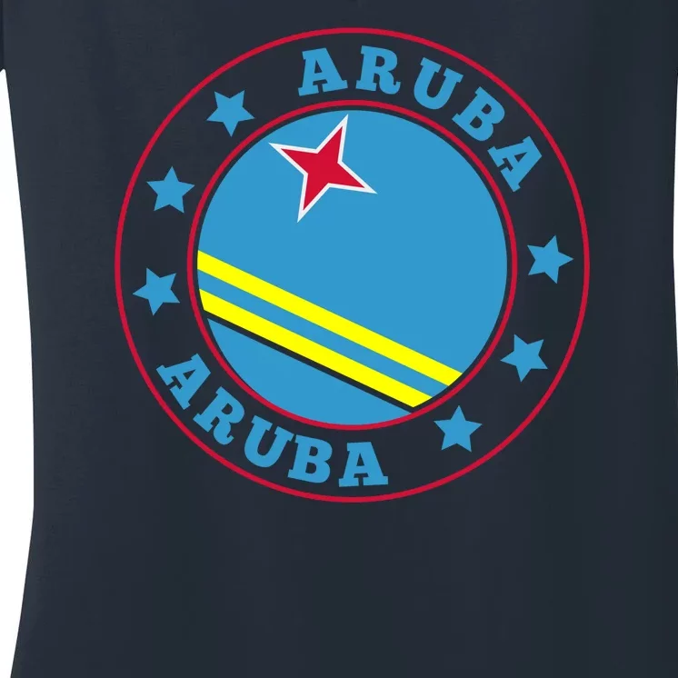 Aruba Women's V-Neck T-Shirt