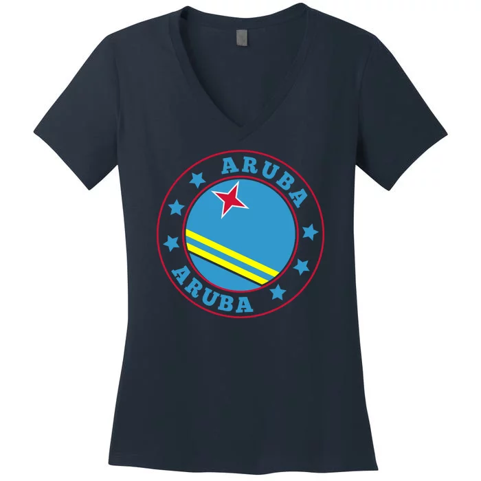 Aruba Women's V-Neck T-Shirt