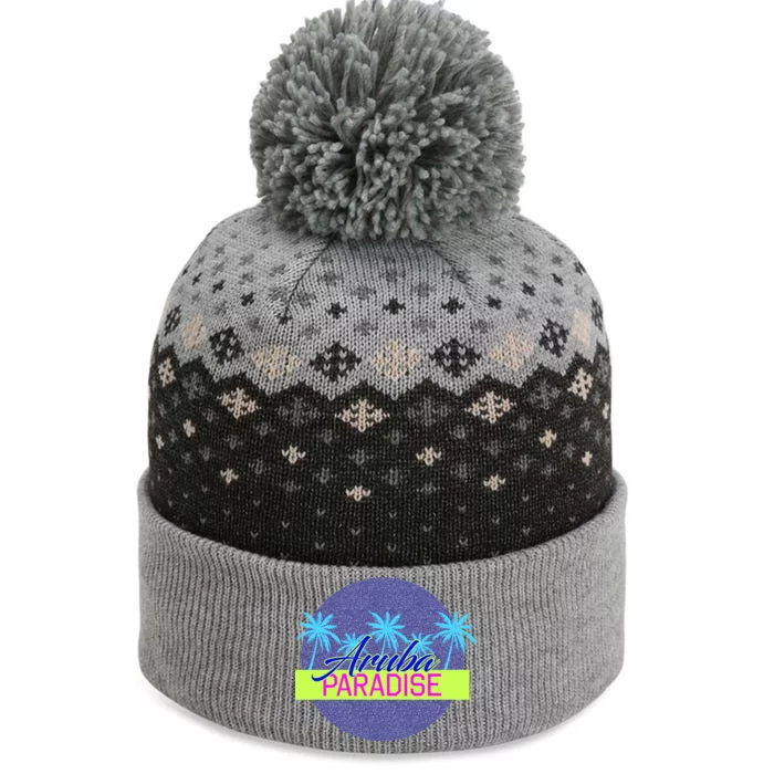 Aruba Paradise The Baniff Cuffed Pom Beanie