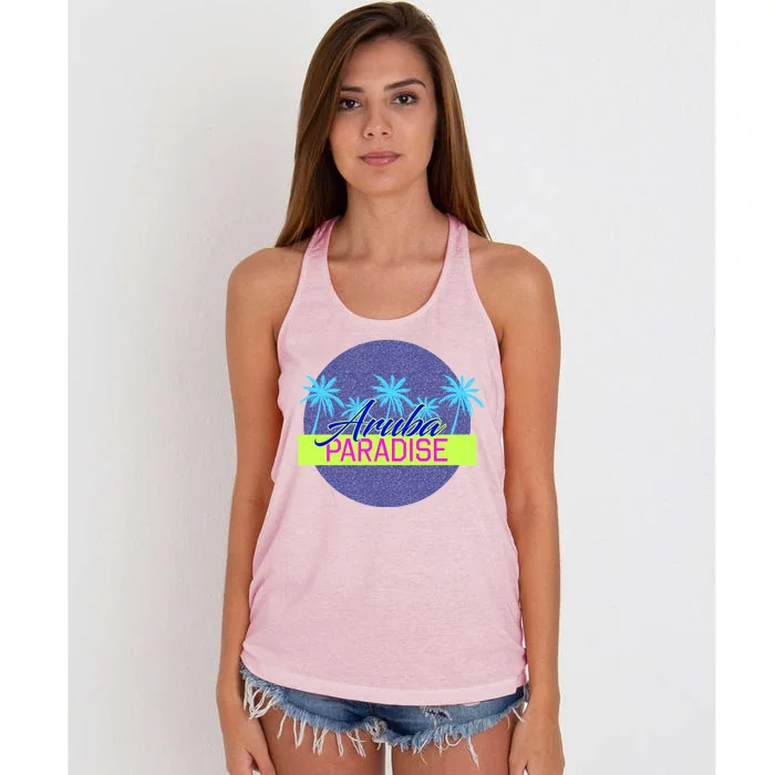 Aruba Paradise Women's Knotted Racerback Tank