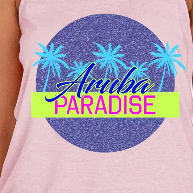 Aruba Paradise Women's Knotted Racerback Tank