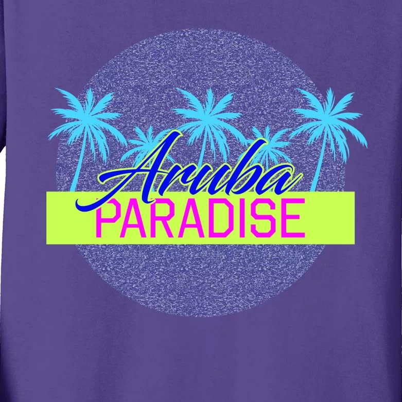 Aruba Paradise Kids Long Sleeve Shirt