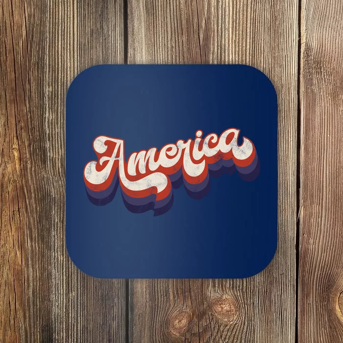 America Retro Vintage Coaster