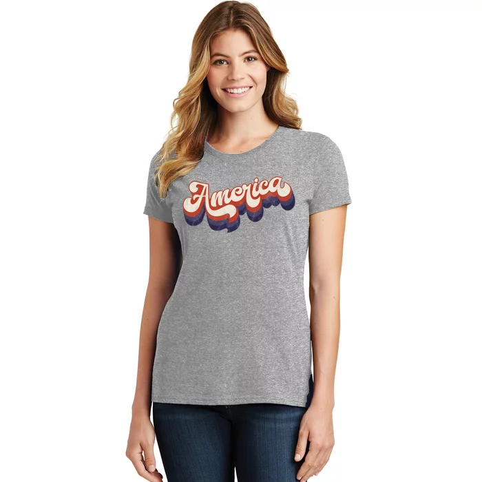 America Retro Vintage Women's T-Shirt