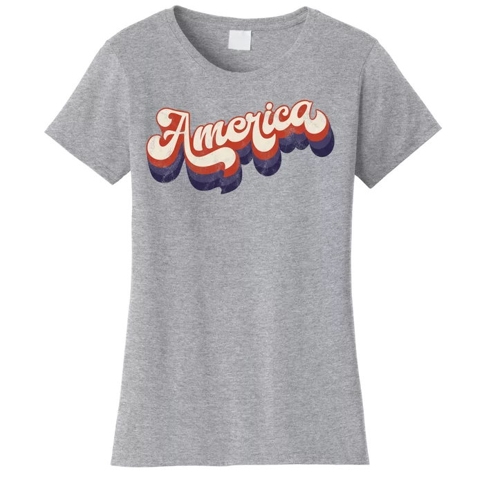 America Retro Vintage Women's T-Shirt