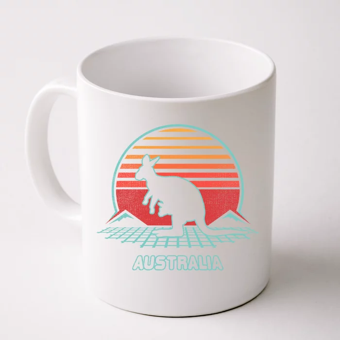 Australia Retro Vintage 80s Style Funny Gift Front & Back Coffee Mug