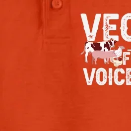 Animal Rights Veganism Plant Based Vegan For The Voiceless Gift Dry Zone Grid Performance Polo