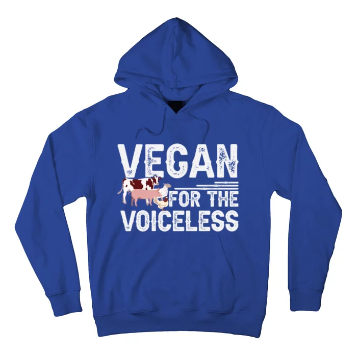 Animal Rights Veganism Plant Based Vegan For The Voiceless Gift Hoodie