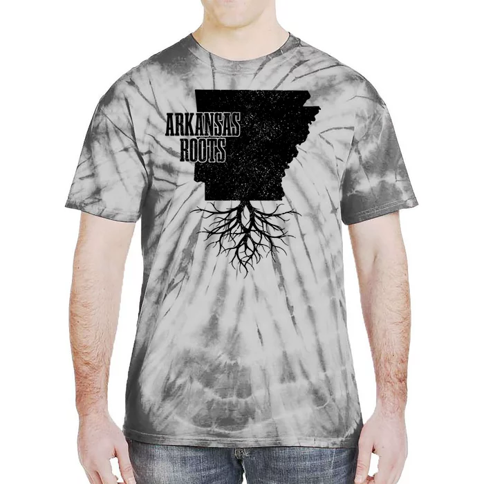 Arkansas Roots Vintage Pride State Map Gift Tie-Dye T-Shirt