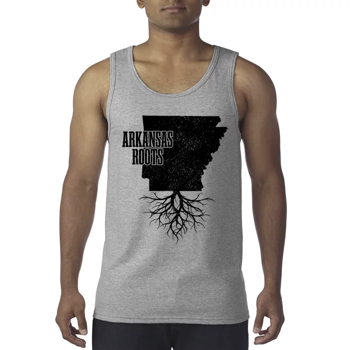 Arkansas Roots Vintage Pride State Map Gift Tank Top