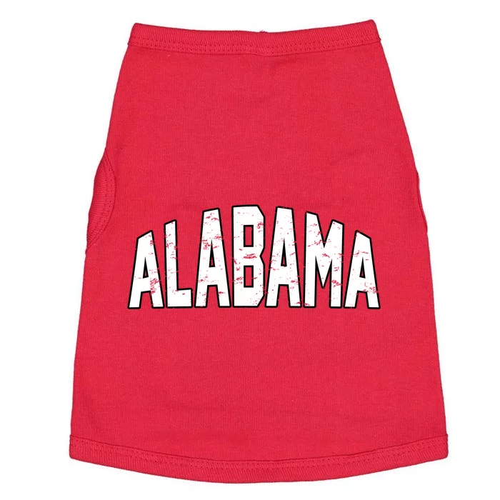 Alabama Retro Vintage Doggie Tank